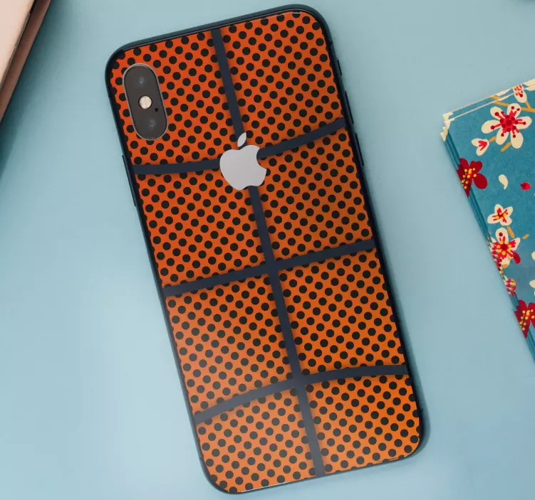 Basketballmønster wallsticker dyr - TenStickers