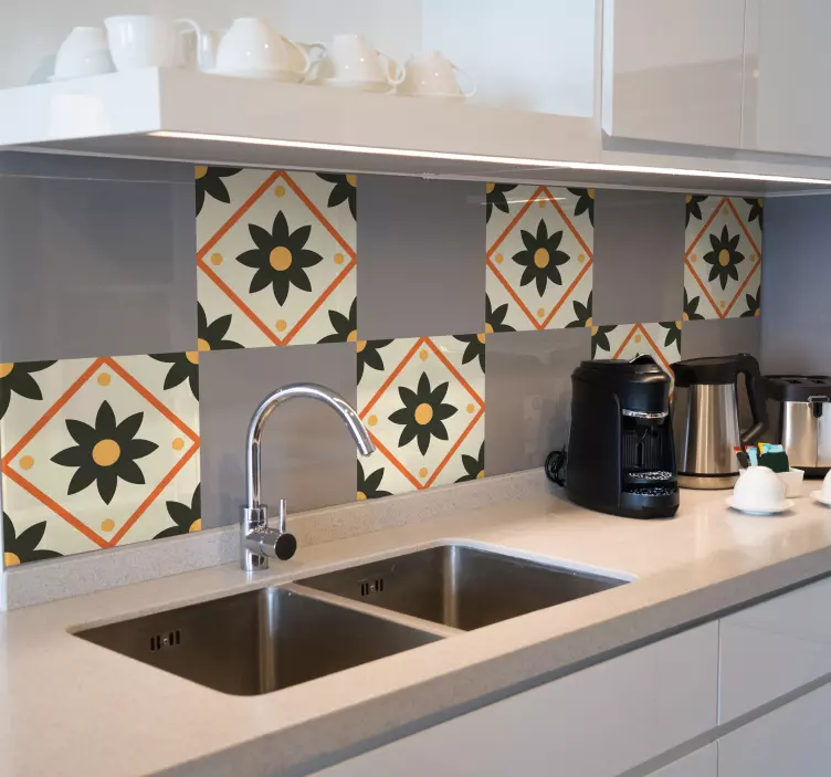 Belgium flamingo flise klistermærke - TenStickers