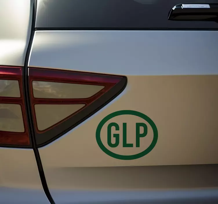 GLP klistermærke til bilen - TenStickers