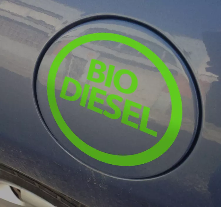 Biodiesel bil klistermærke - TenStickers