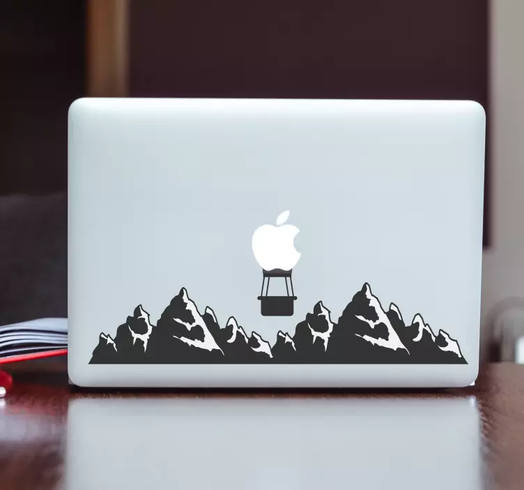 Bjerg macbook klistermærke - TenStickers