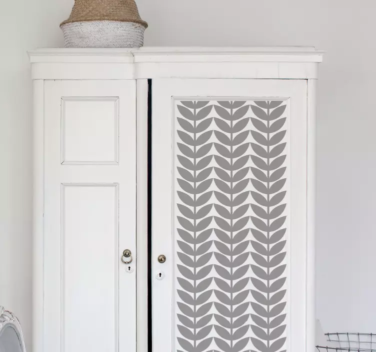 Klistermærke for blade med mønster - TenStickers