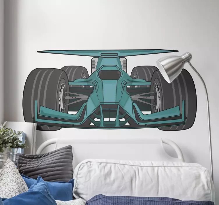 Bolide illustration bil klistermærke - TenStickers