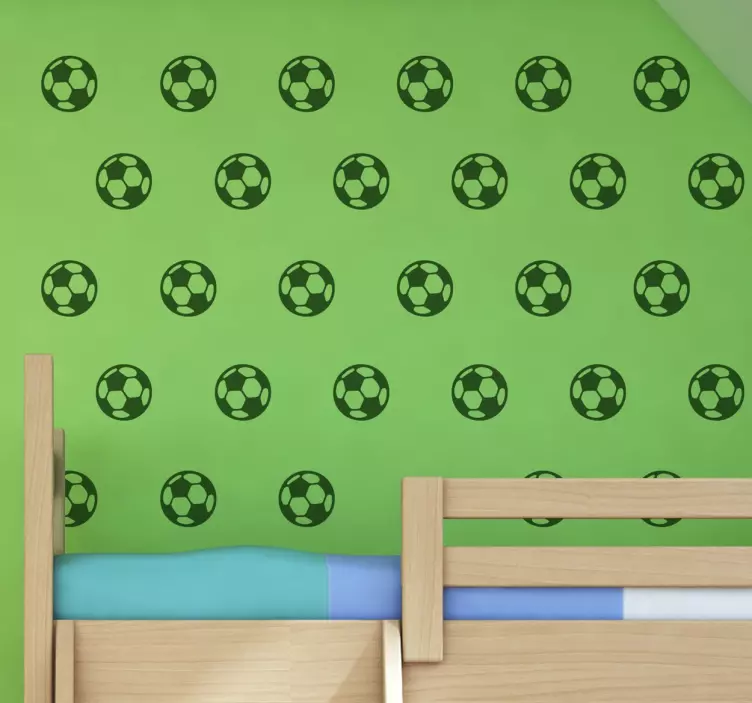 Børn fodbold klistermærke - TenStickers