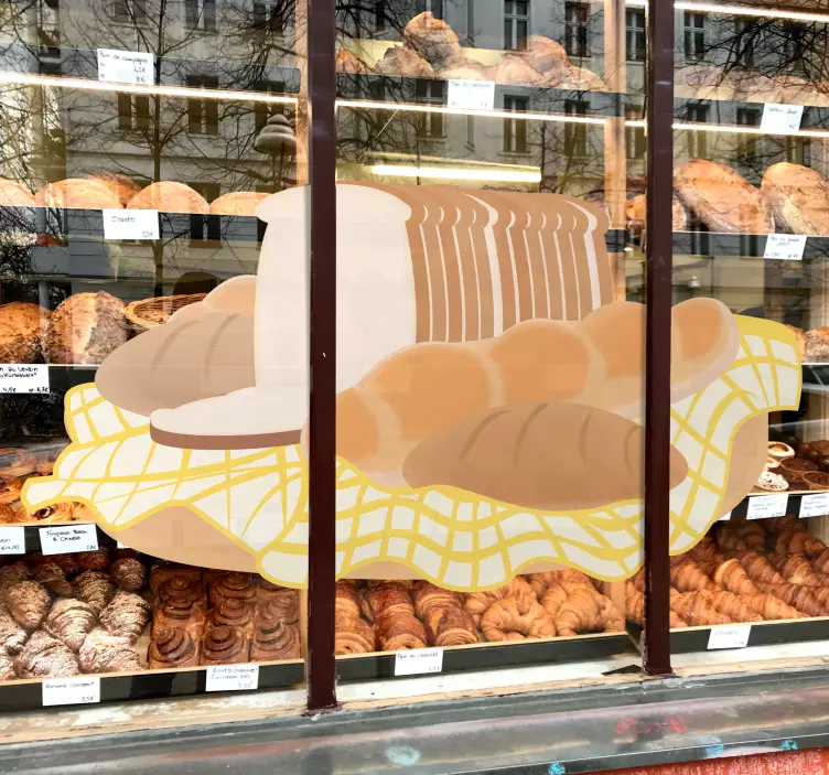 Brødkurv wallsticker - TenStickers