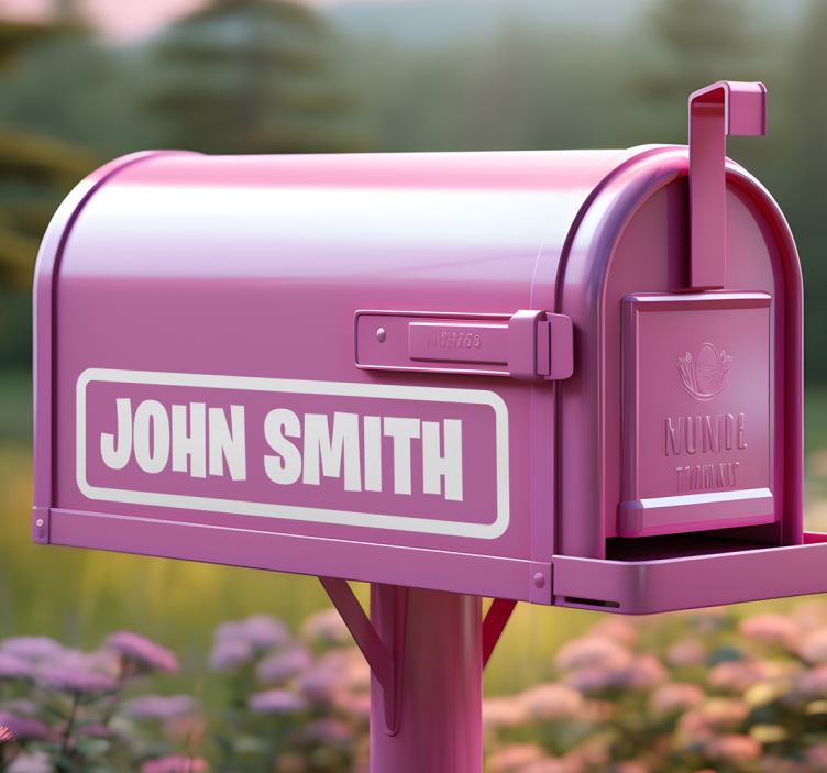 Brugerdefinerede 1 tommer postkassebreve postkasseklistermærke - TenStickers