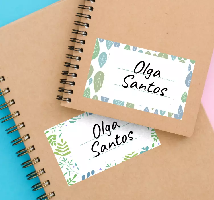 Brugerdefinerede klæbemærkater plante mærkat - TenStickers