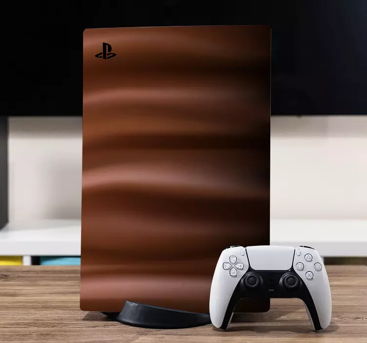 Brune playstation5 vinyl klistermærker - TenStickers