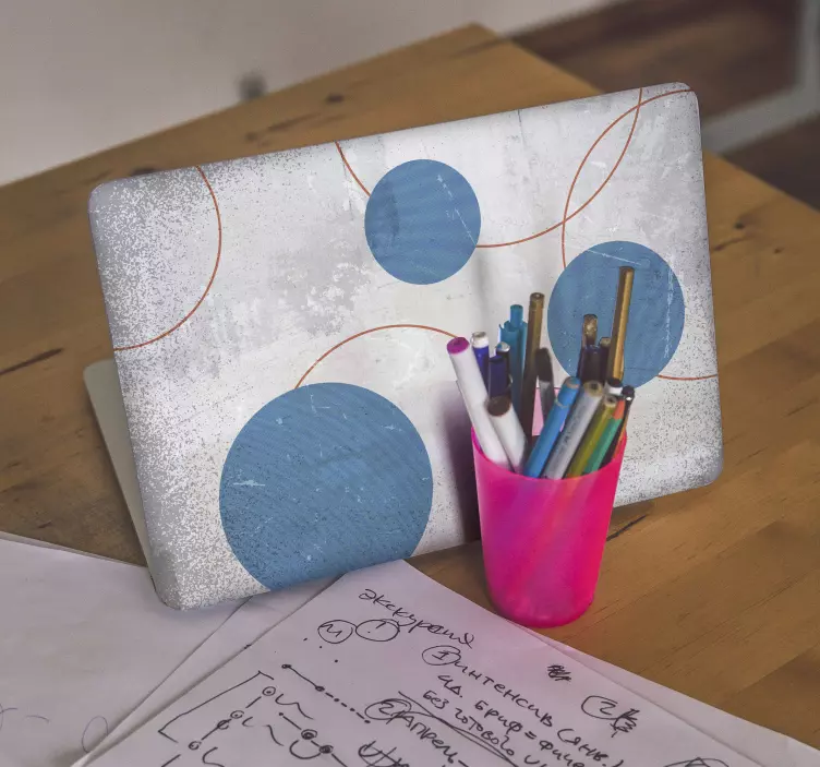 Brutalisme design klistermærker til computer - TenStickers