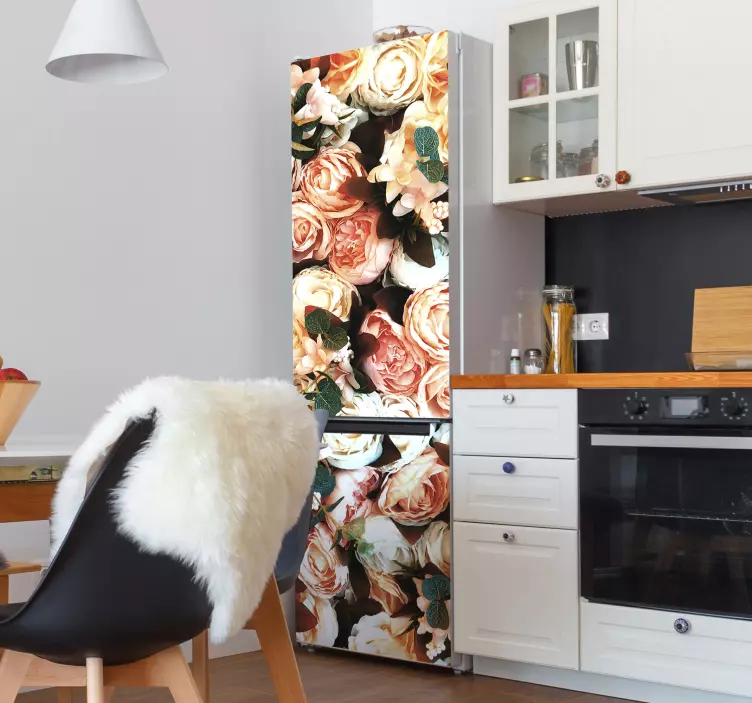 Mærkat med buket roser - TenStickers