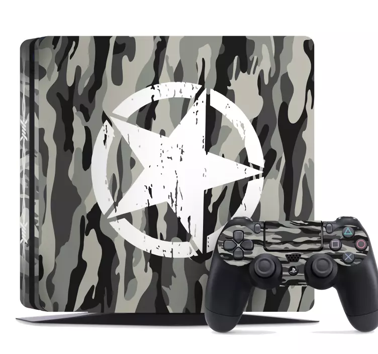 Camouflage ps4 hud klistermærke - TenStickers