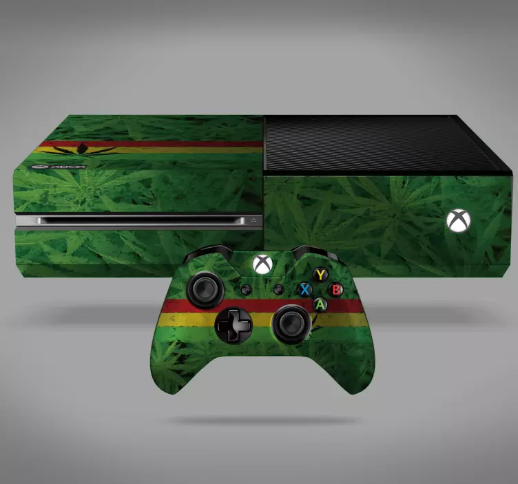 Cannabis plante xbox hud klistermærke - TenStickers