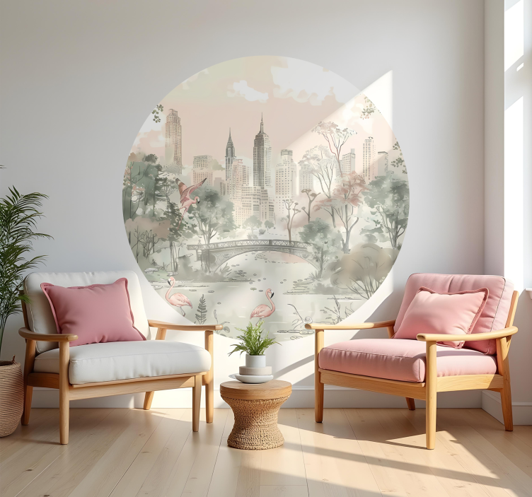 Central parks sindsro wallsticker - TenStickers