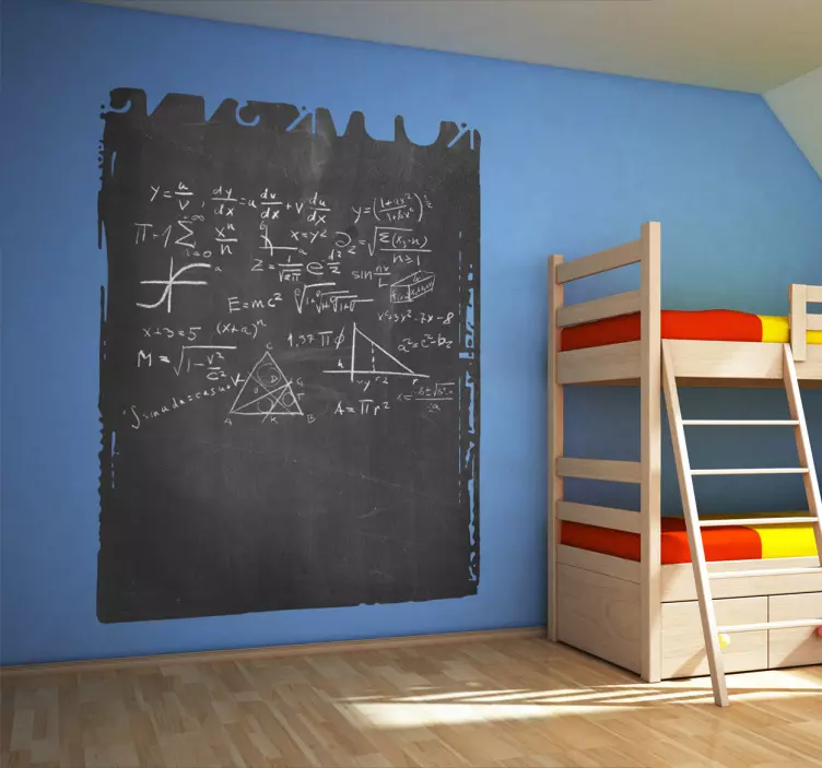 Cool urban blackboard klistermærke - TenStickers