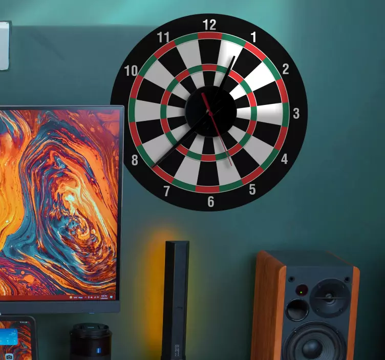 Dartskive wallsticker til væg - TenStickers
