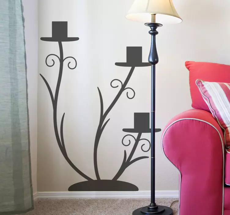 Dekorativt stearinlysholder - TenStickers