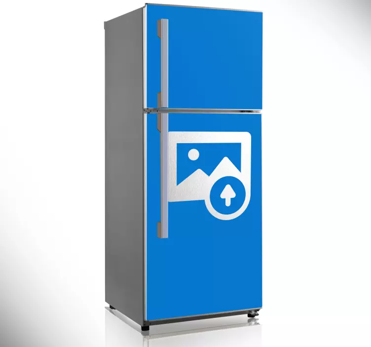 Personligt køleskab klistermærke - TenStickers