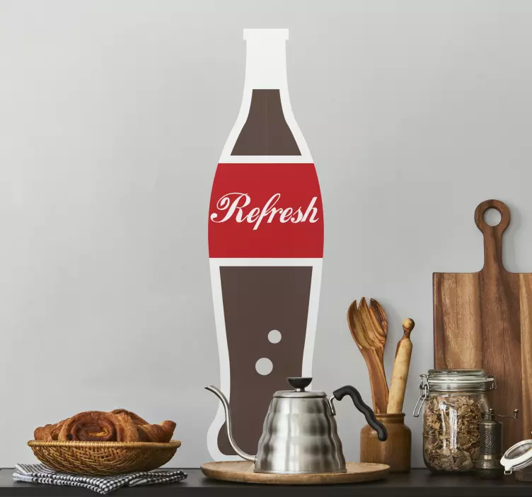 Drikke forfriskning køkkenklistermærke - TenStickers