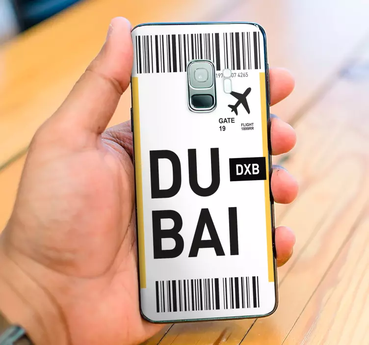 Dubai rejsekort Samsung klistermærke - TenStickers