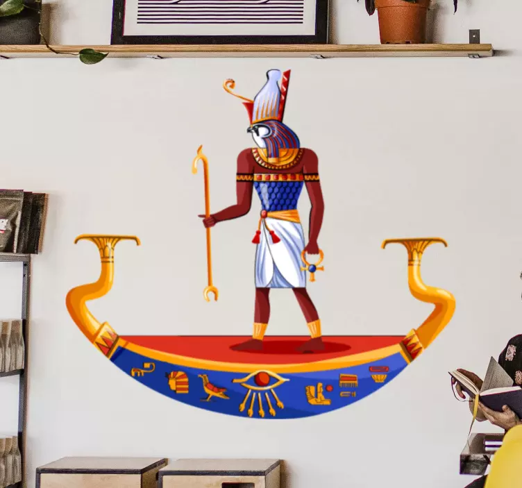 Egyptiske gud horus politik klistermærker - TenStickers