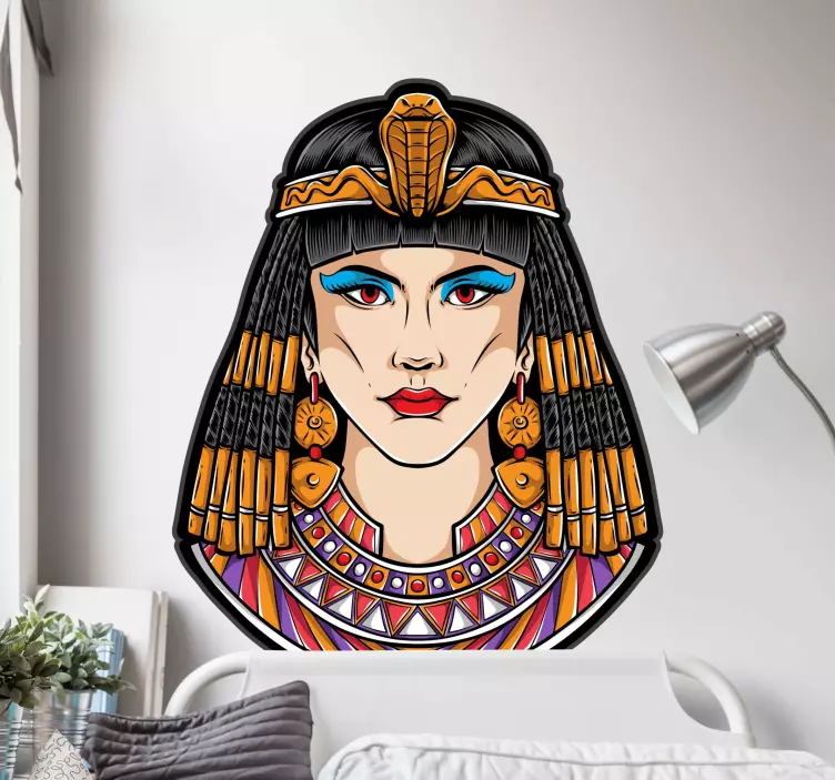 Egyptiske cleopatra politik klistermærker - TenStickers