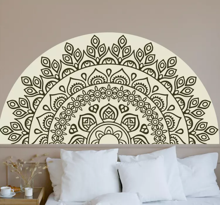 Elegant mandala-mønster wallsticker dyr - TenStickers