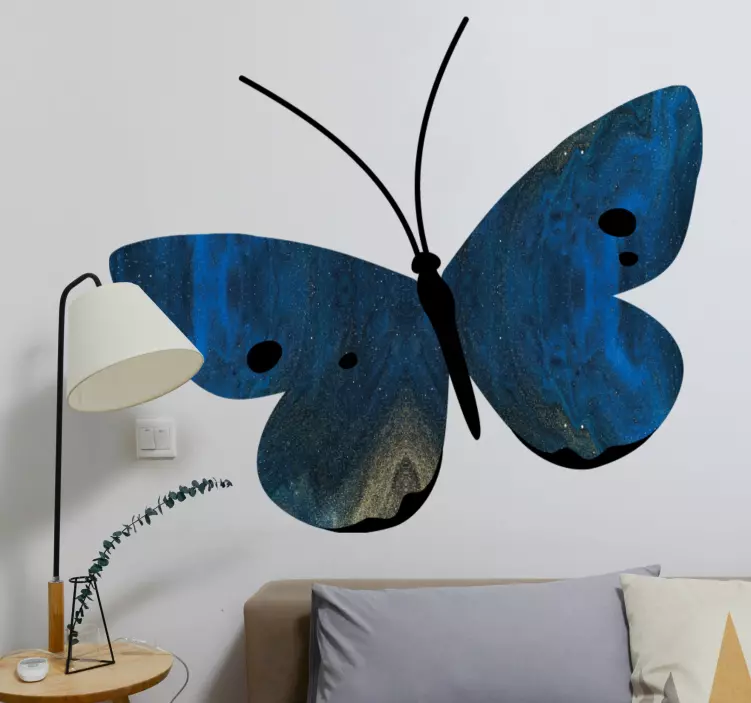 Elegant sommerfugledesign wallsticker dyr - TenStickers