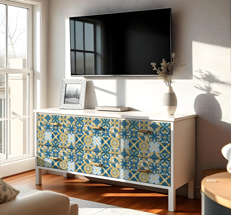 Elegante fliser folie til møbler - TenStickers