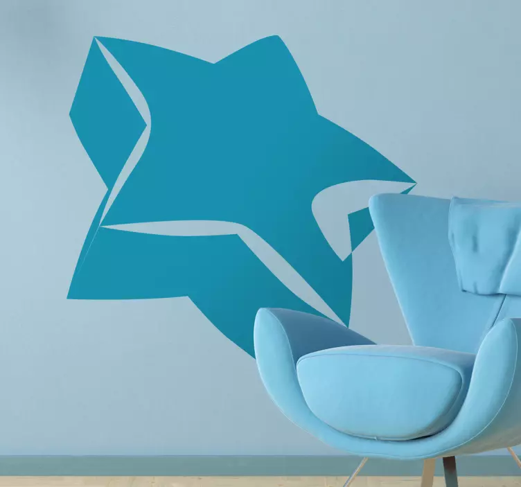 Elegant geometrisk skikkelse geometrisk klistermærke - TenStickers