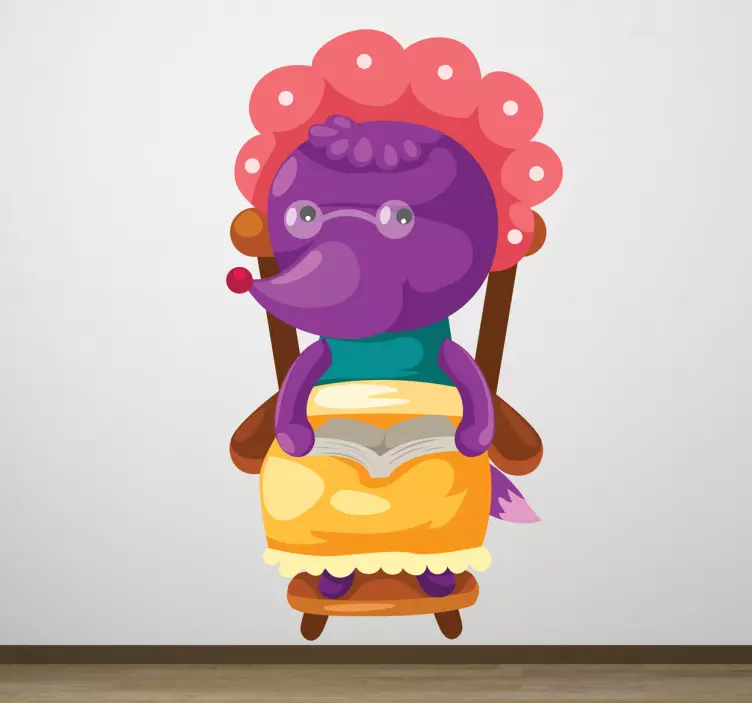 En stor ulv kids wall sticker - TenStickers