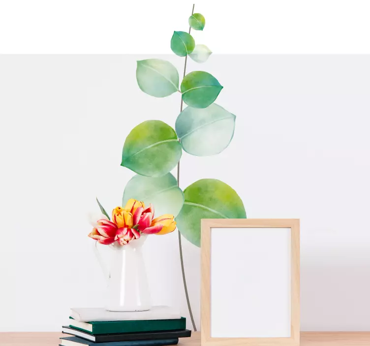 Eukalyptus illustration vægklistermærke - TenStickers