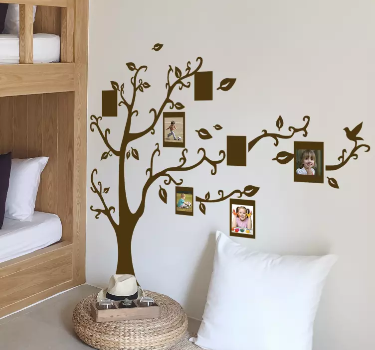 Familie træ wallsticker - TenStickers