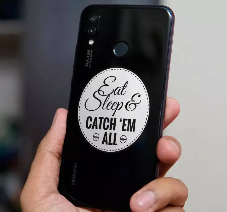 Fange dem alle huawei klistermærker - TenStickers