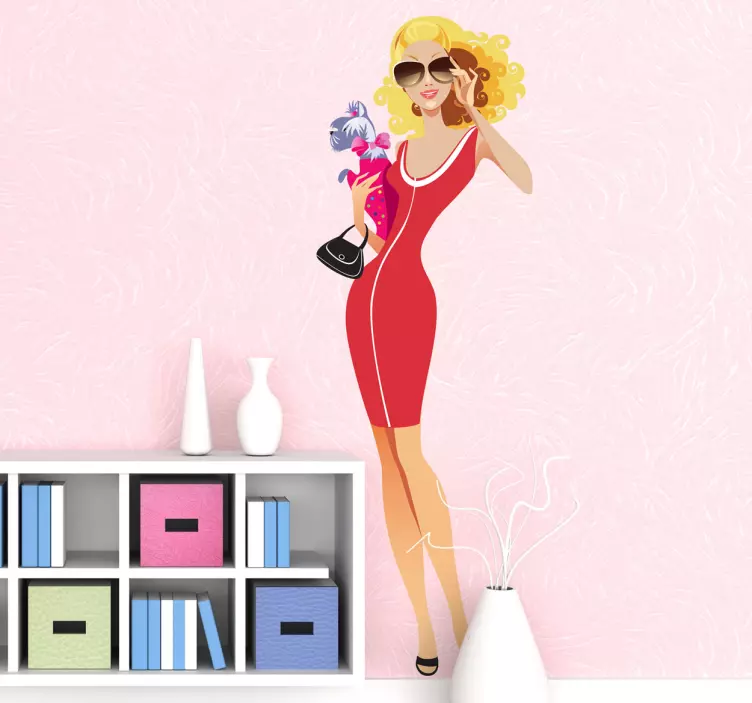 fashionista Wallstickers - TenStickers