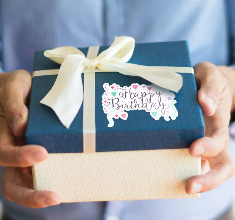 Fødselsdagsfest klistermærke - TenStickers