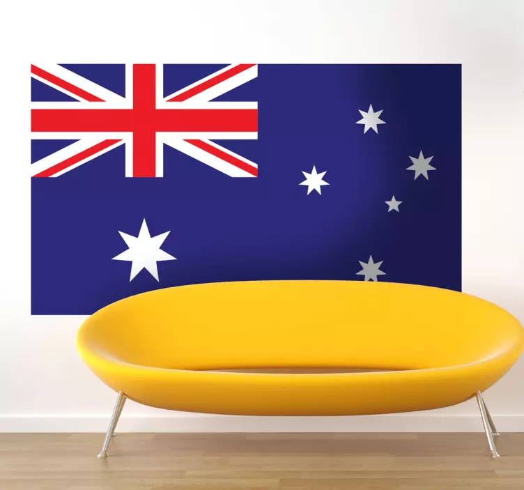 Flag australia vægklistermærke - TenStickers