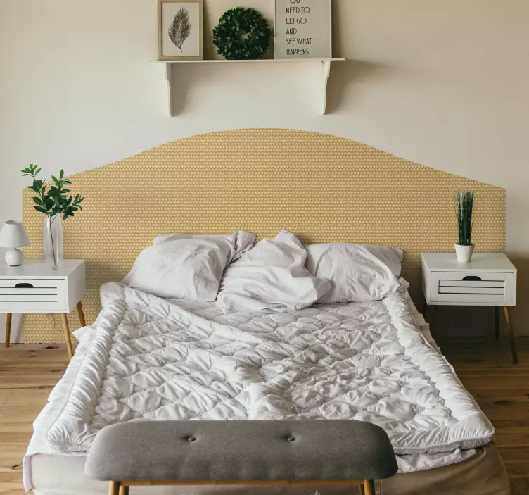 Flet tekstur Sengegavl wallstickers - TenStickers