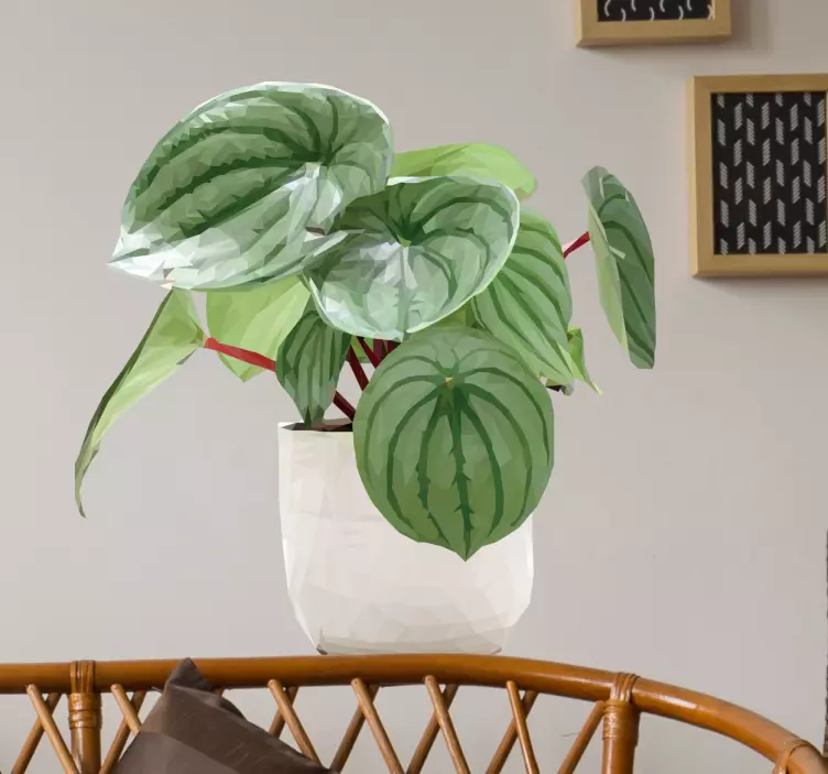 Flot tropisk plante sticker - TenStickers