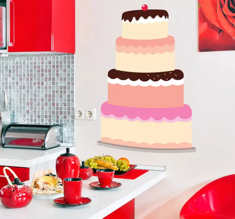 Fondant kage mærkat - TenStickers