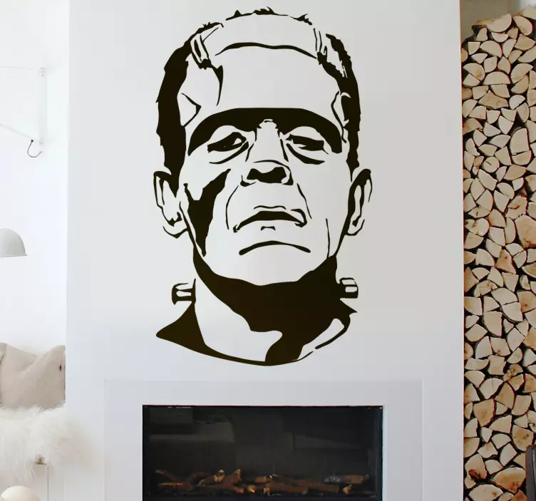 Frankenstein Halloween wallsticker - TenStickers