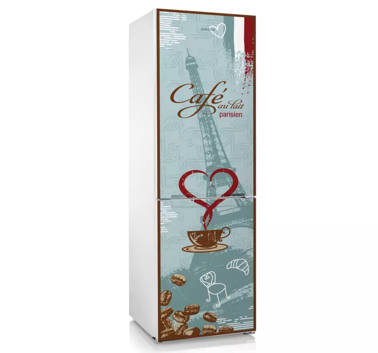 Fransk mærkat med køleskab - TenStickers