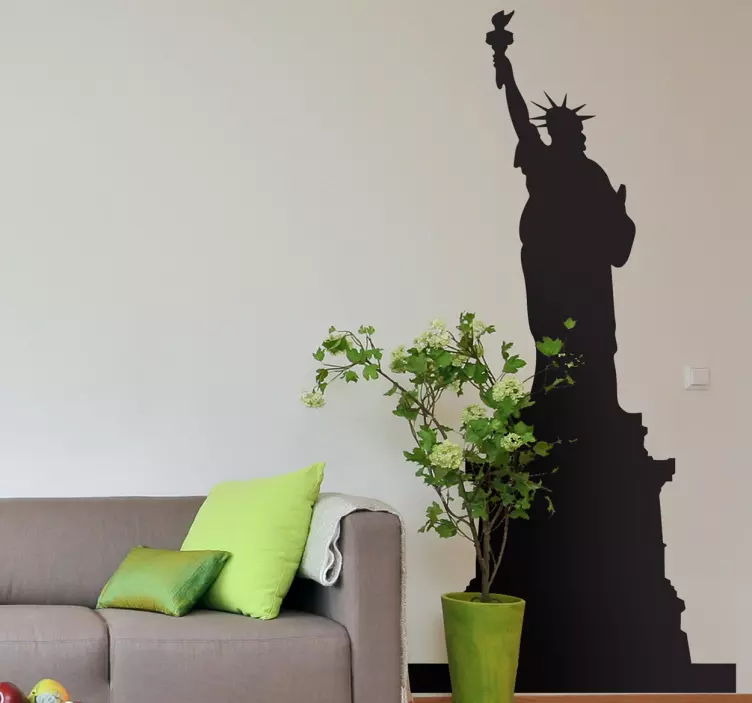 frihedsgudinden wallsticker - TenStickers