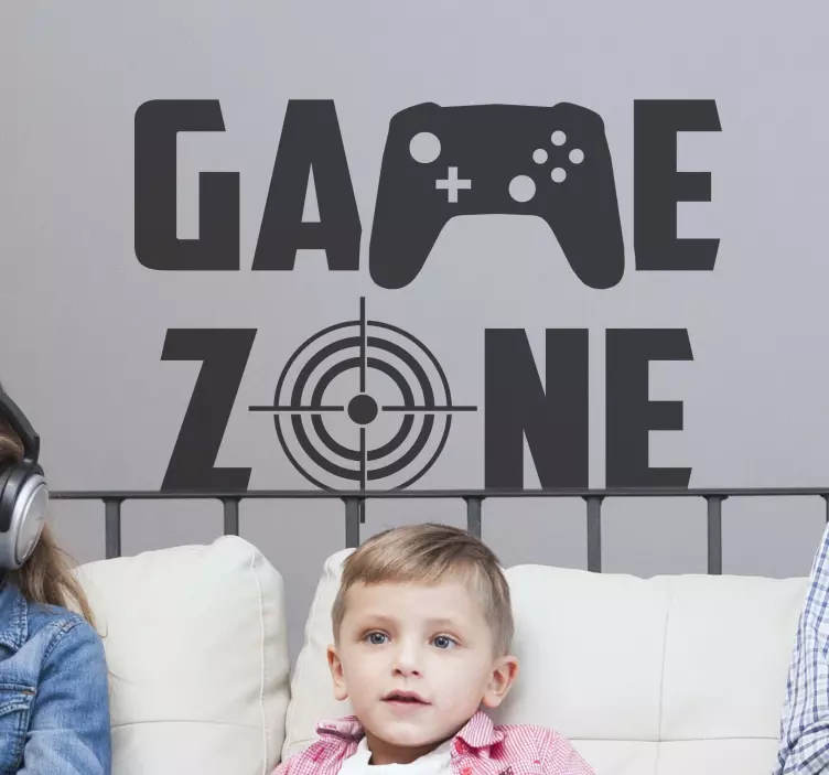 Gamer zone videospil klistermærke - TenStickers