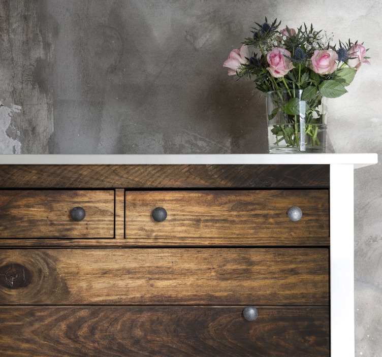 Gamle træeffekt møbler klistermærke - TenStickers