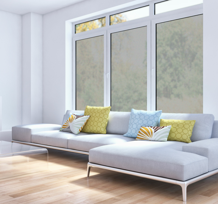 Gennemsigtig grundlæggende vindue sticker - TenStickers