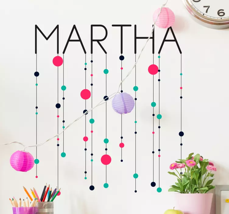 Geometriske minimalistiske figurer vægklistermærke - TenStickers