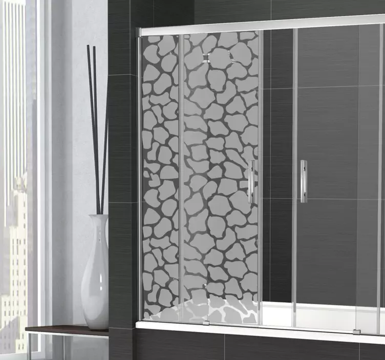 Giraffermønster brusermærkat - TenStickers