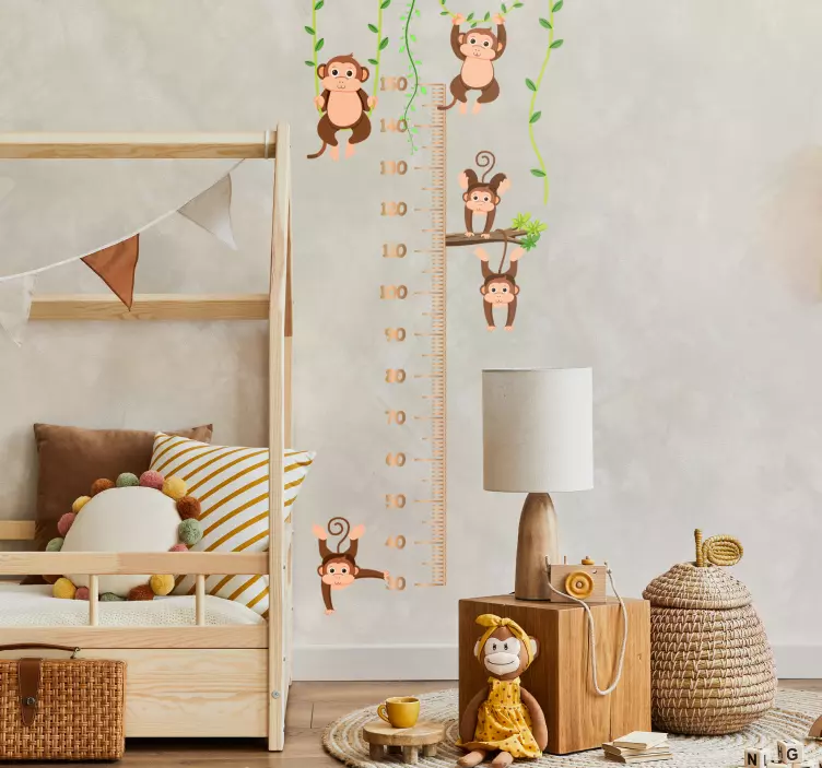 Glade aber højdemåler wallsticker - TenStickers