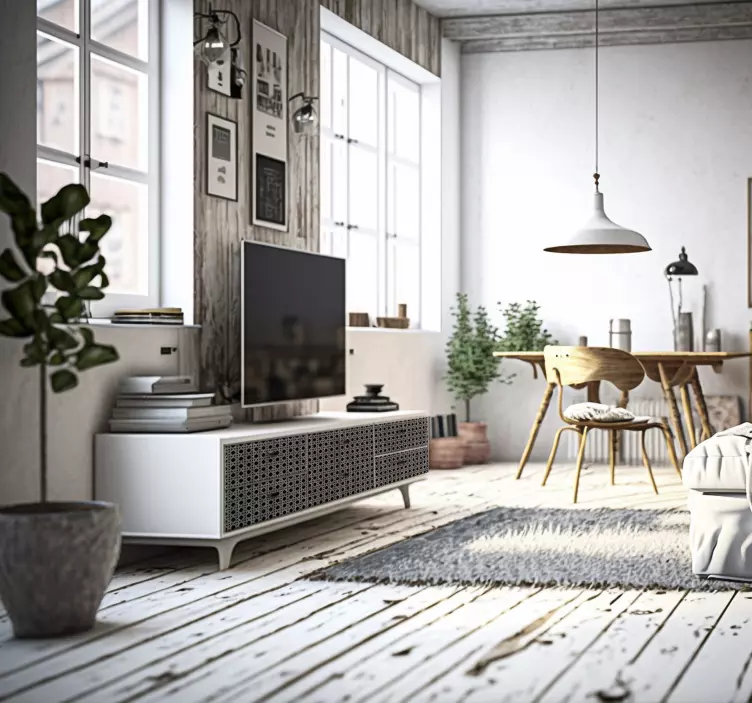 Grå cannage selvklæbende folie til møbler - TenStickers