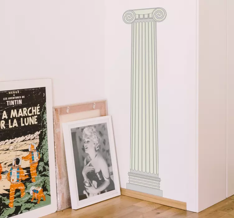 Græsk søjle klistermærke - TenStickers